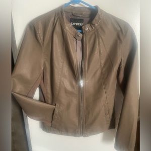 Express faux leather jacket